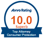 Avvo Rating 10.0 Superb Top Attorney Consumer Protection